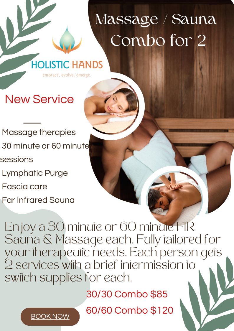 Sauna & Massage Combo for 2 People